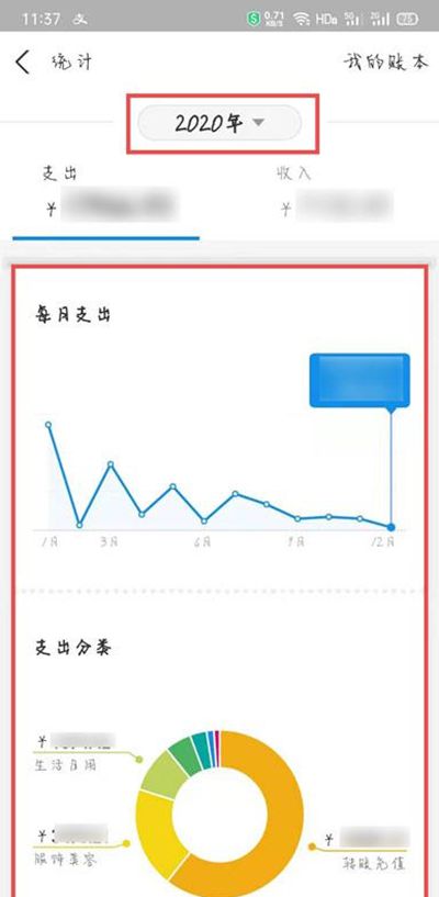 支付宝2020年度账单