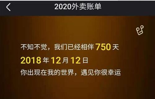 美团外卖2020年度账单在哪看